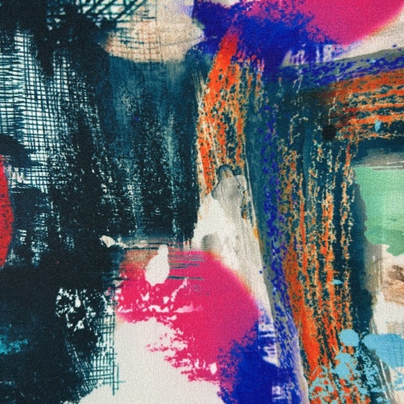 Joseph Ribkoff Multicolor Abstract Dress - Picture 11 of 12